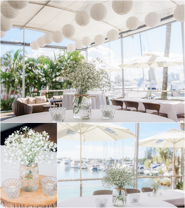 Southport Yacht Club Wedding Styling