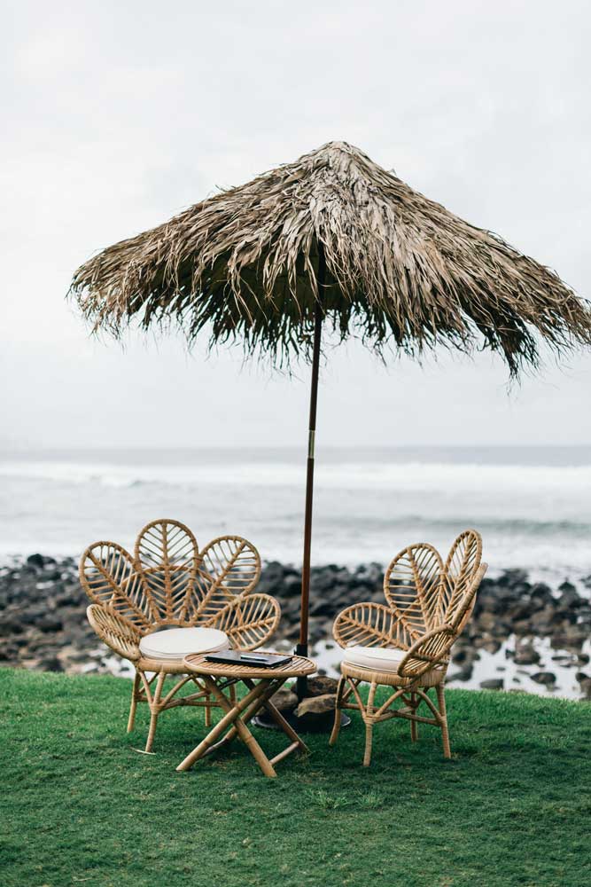 tropical beach wedding ceremony hire